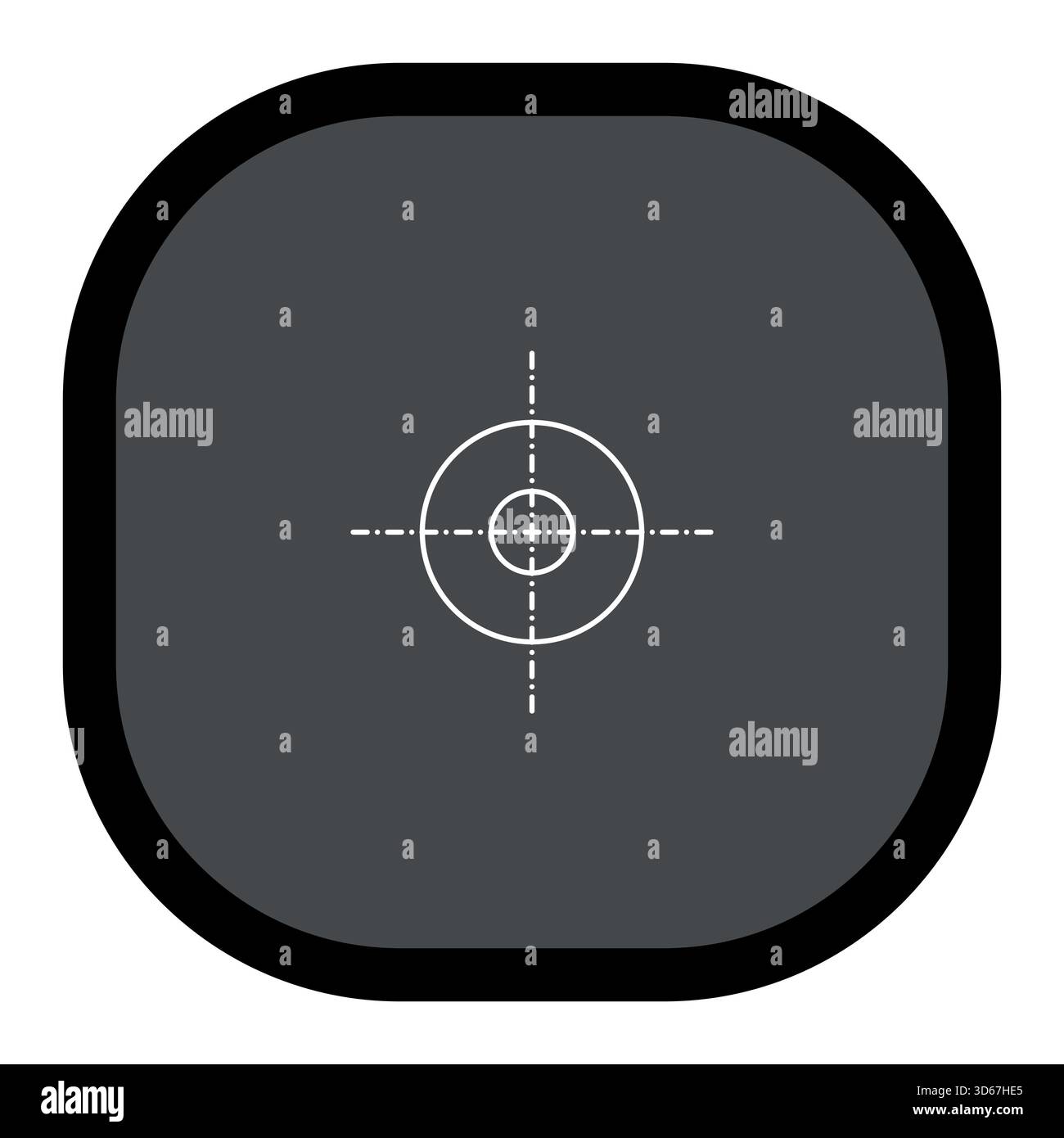Werkzeug für neutrale Graukarte für präzise Farbkalibrierung und Weißabgleich Stock Vektor