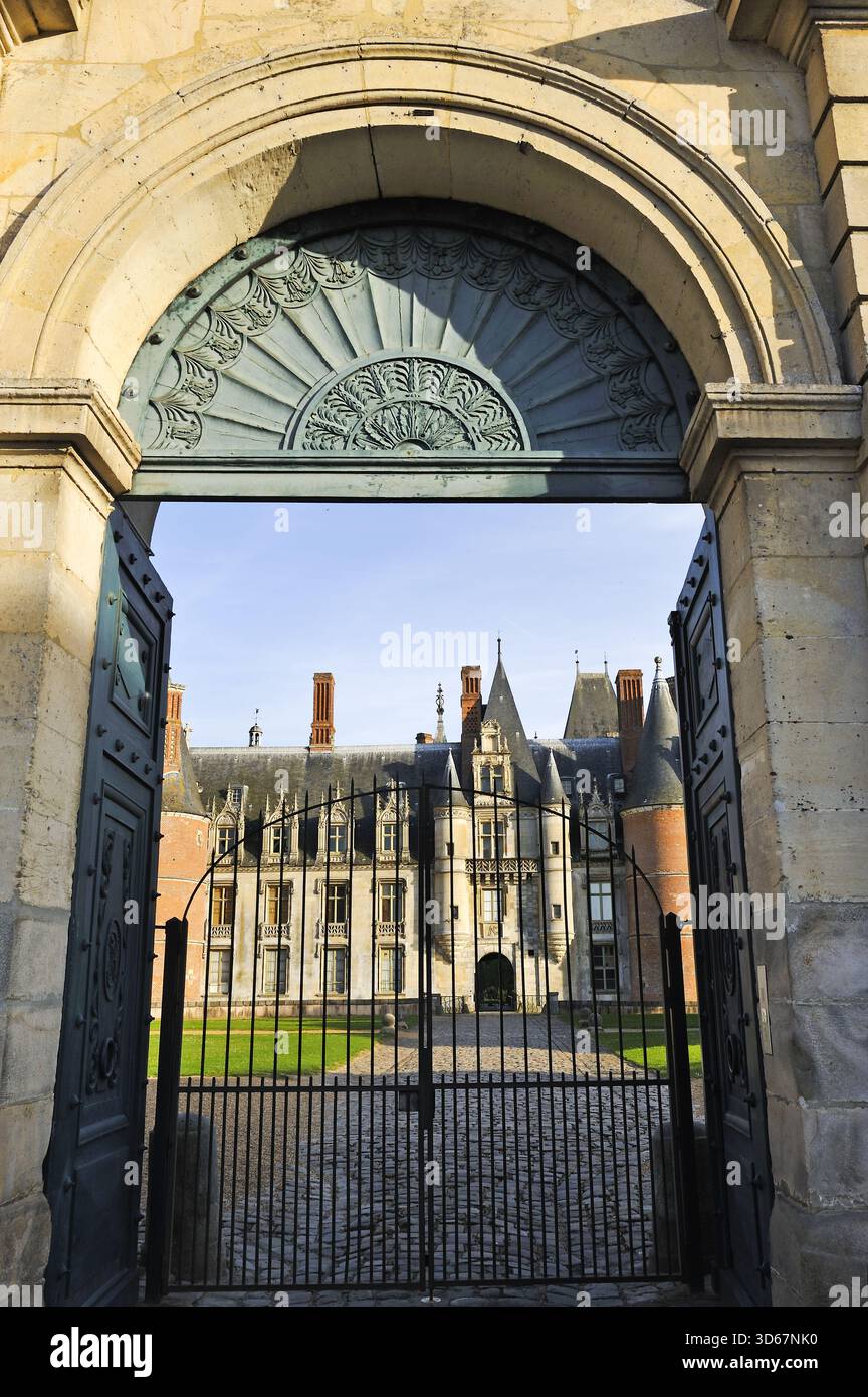 Chateau de Maintenon, Département Eure-et-Loir, Region Centre-Val de Loire, Frankreich, Europa Stockfoto