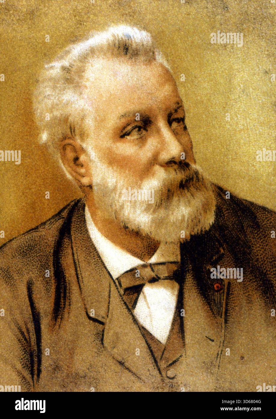 Porträt von Jules Verne (1828-1905). Stockfoto