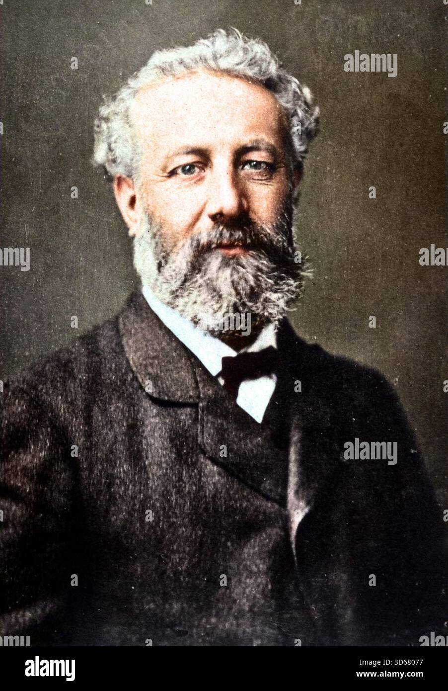Porträt von Jules Verne (1828-1905). Stockfoto