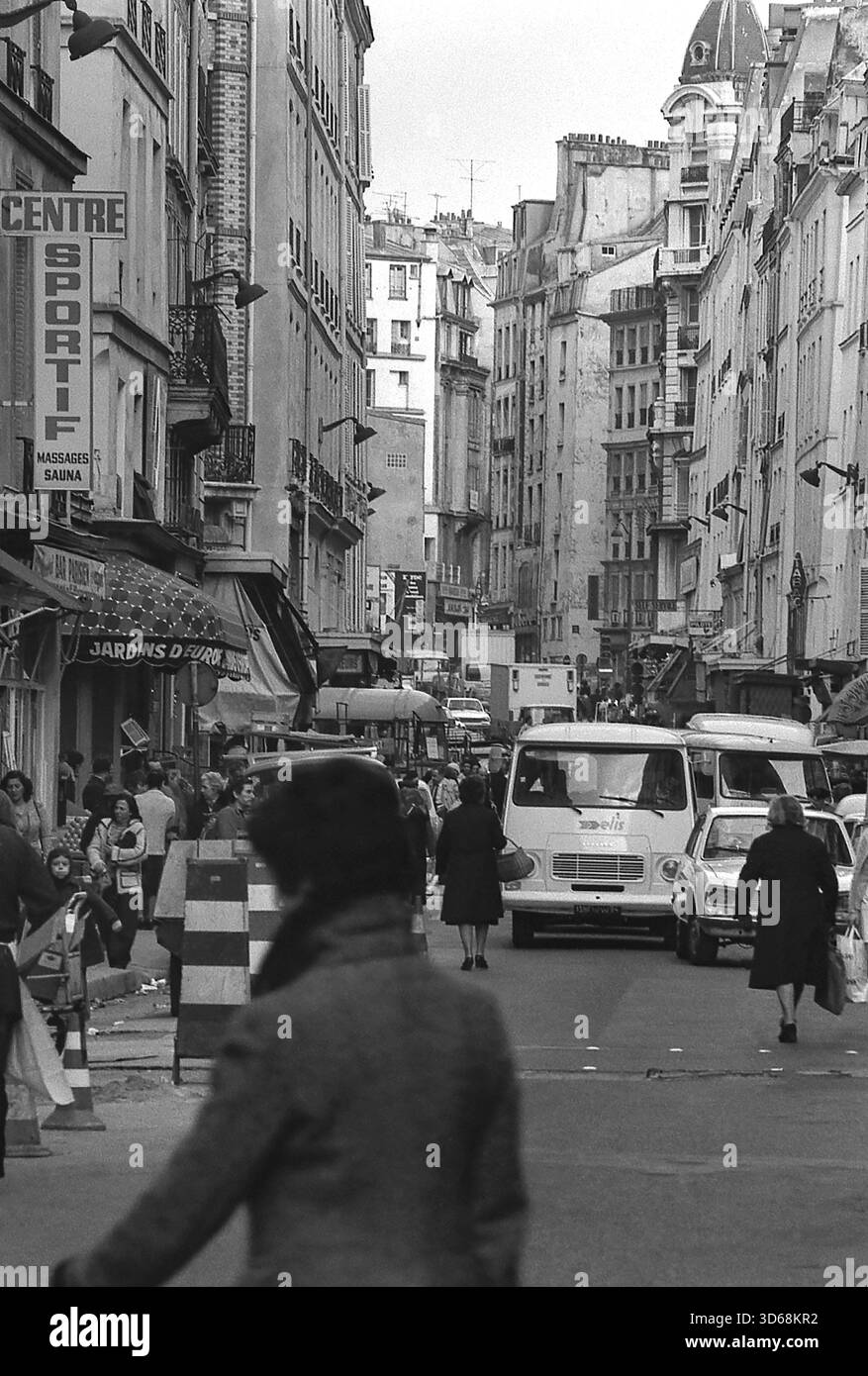 1975, Paris, Rive fuhr. Stockfoto