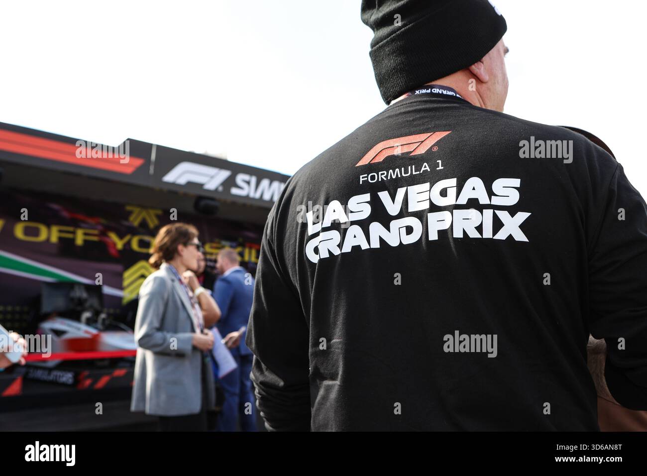 November 19, 2025: A general photo taken during the Community Day event prior to the Formula One Heineken Silver Las Vegas Grand Prix 2025 on the Las Vegas Street Circuit in Las Vegas, NV. Christopher Trim/CSM. (Credit Image: © Christopher Trim/Cal Sport Media) (Cal Sport Media via AP Images) Stockfoto