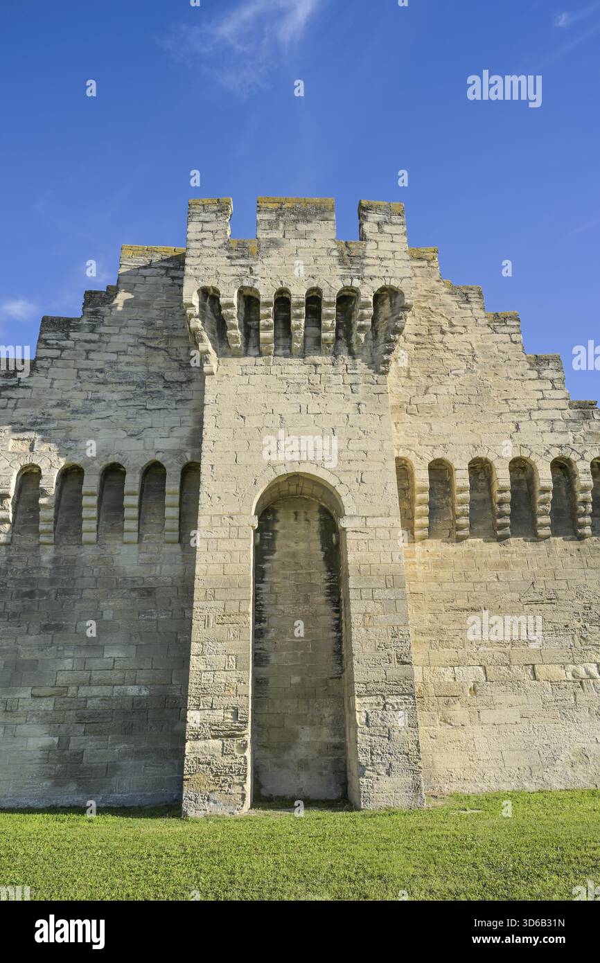 Stadtmauer, Avignon, Frankreich Stockfoto