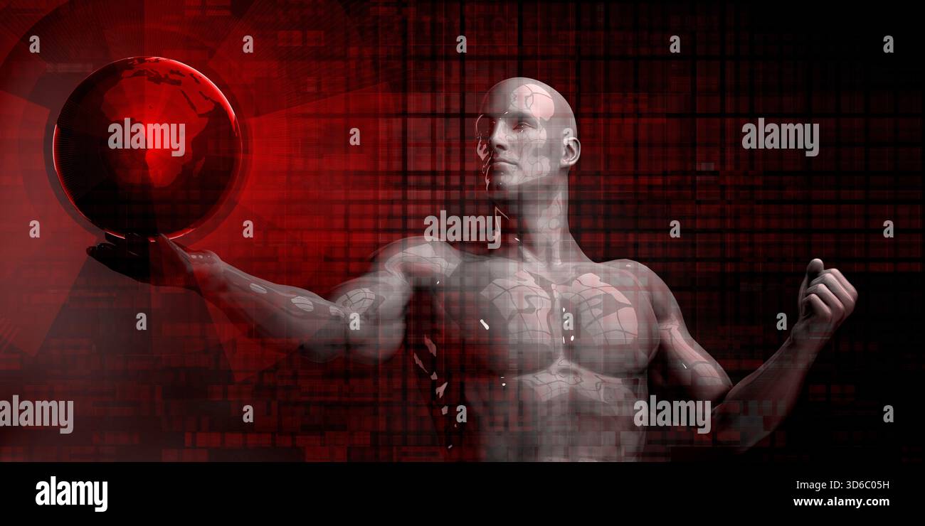 Notfallmanagementsystem Zur Koordination Der Maßnahmen Bei Naturkatastrophen Stockfoto