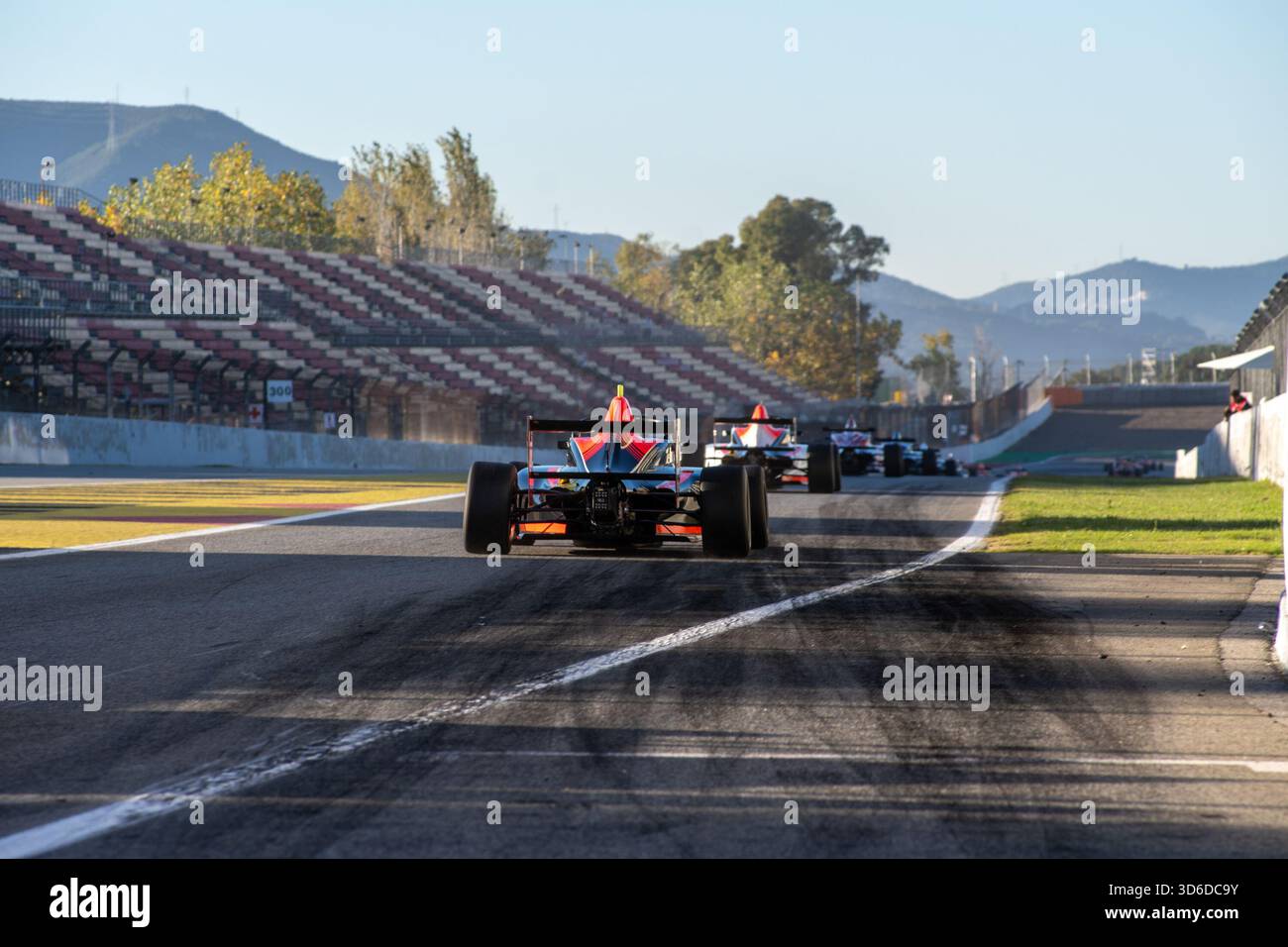 Formel 4 spanische Meisterschaft 2025 - Freies Training 1 Samstag, Circuit de Barcelona - Catalunya in Barcelona, Spanien - Stockfoto