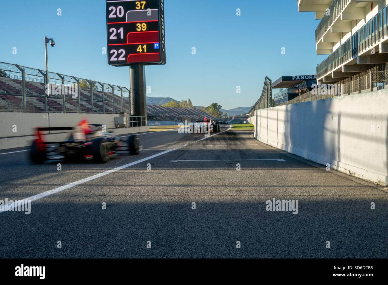 Formel 4 spanische Meisterschaft 2025 - Freies Training 1 Samstag, Circuit de Barcelona - Catalunya in Barcelona, Spanien - Stockfoto