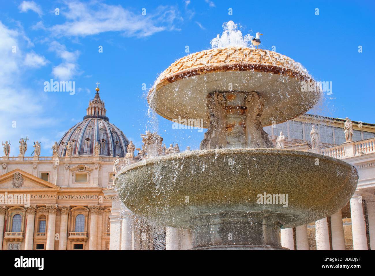 Petersdom in Vatikanstadt, Rom, Italien Stockfoto