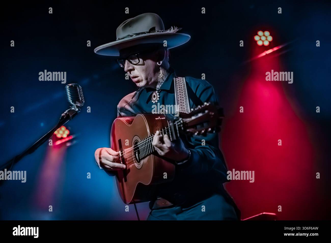 Monk Roma, Rom, Italien, 19. November 2025, Micha P. Hinson während Micah P. Hinson - Tour 2025 - Musikkonzert Stockfoto