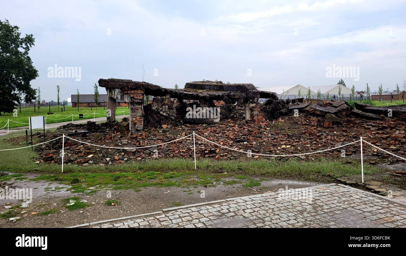 Auschwitz, Polen auf Foto 20. August 2022 Stockfoto