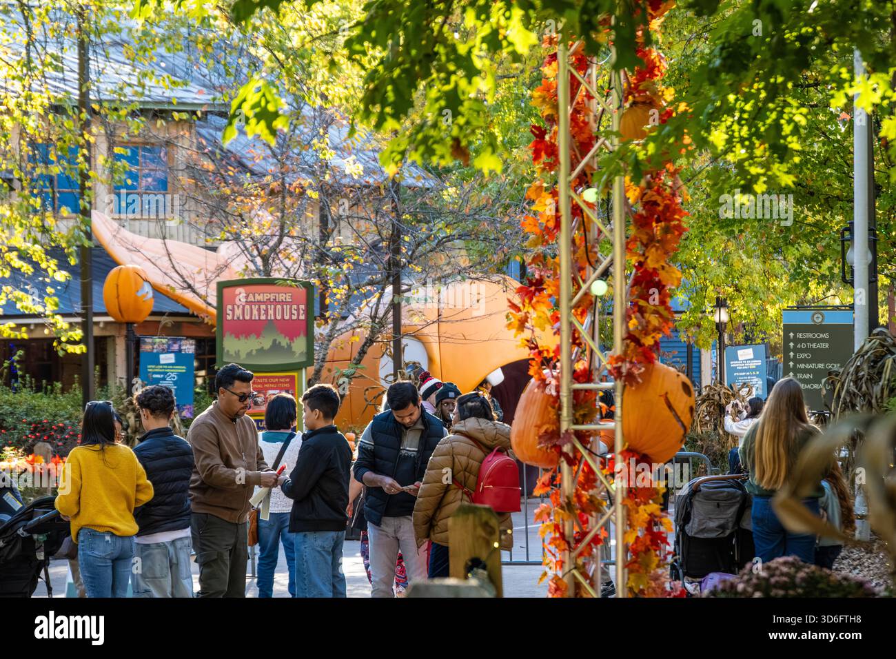 Stone Mountain Park Pumpkin Festival in Atlanta, Georgia. (USA) Stockfoto