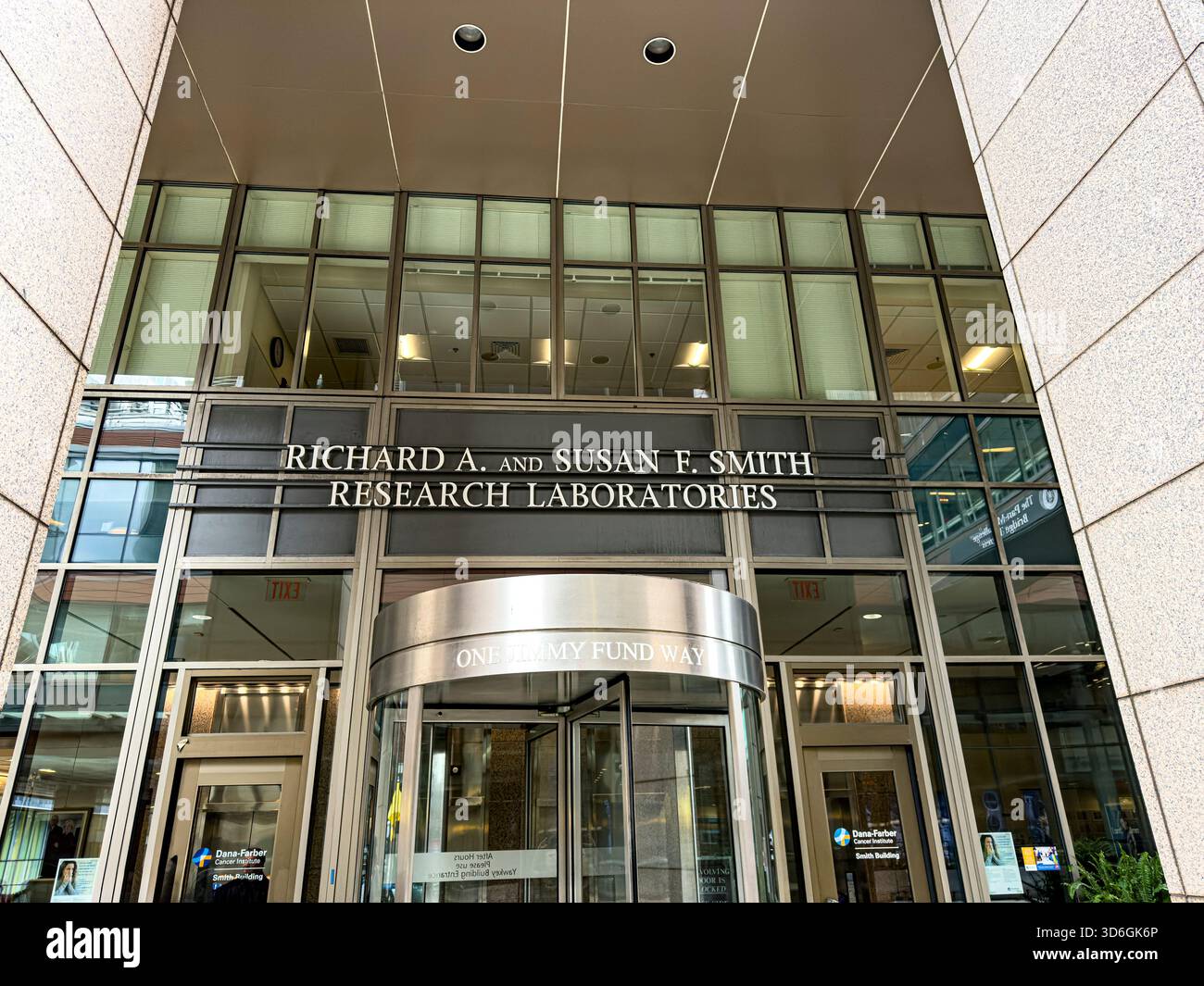 Smith Research Laboratories, Dana-Farber Cancer Institute, Gebäude außen, 450 Brookline Avenue, Boston, Massachusetts, USA Stockfoto