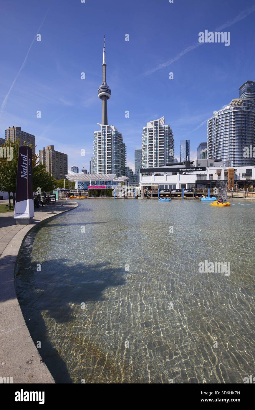 Stadtbild der Stadt in der Harbourfront, Toronto, Kanada Stockfoto