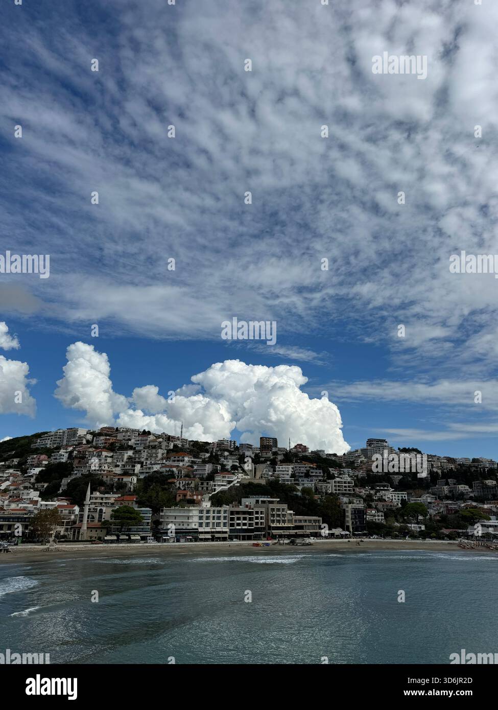 Montenegro Adria Ulcinj Stadt Stockfoto