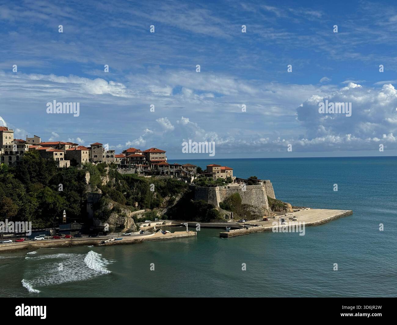Montenegro Crna Gora Altstadt Ulcinj an der Adria Stockfoto