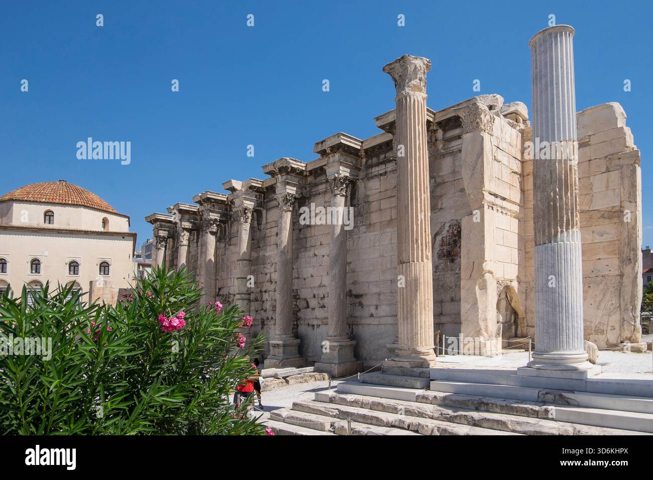 Hadrians Bibliothek in Athen, Griechenland Stockfoto