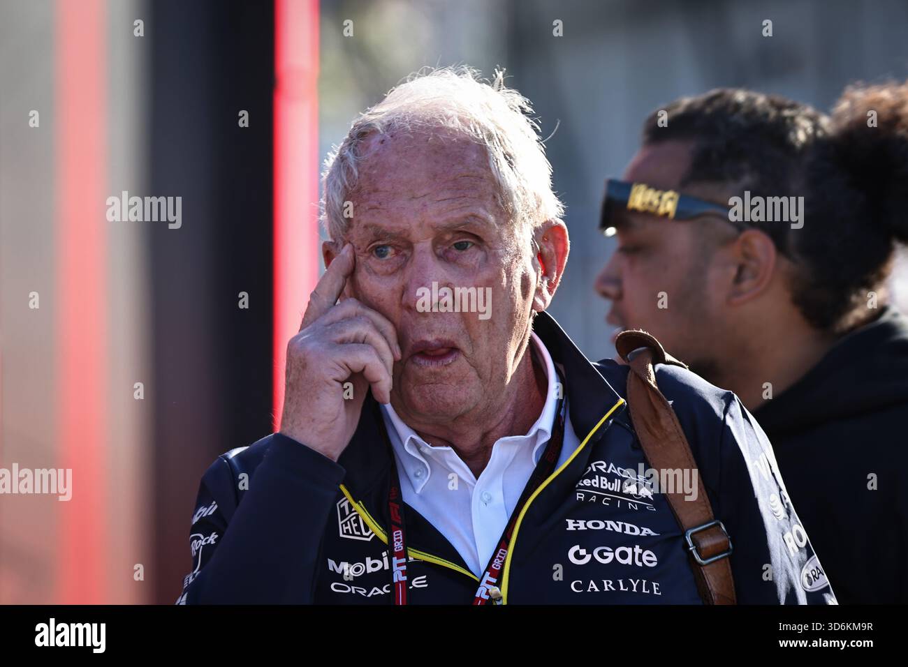 Las Vegas, USA. 20/11/2025. Helmut Marko von Oracle Red Bull Racing während des Formel 1 Heineken Las Vegas Grand Prix 2025. Quelle: Alessio Morgese / Alamy Live News Stockfoto