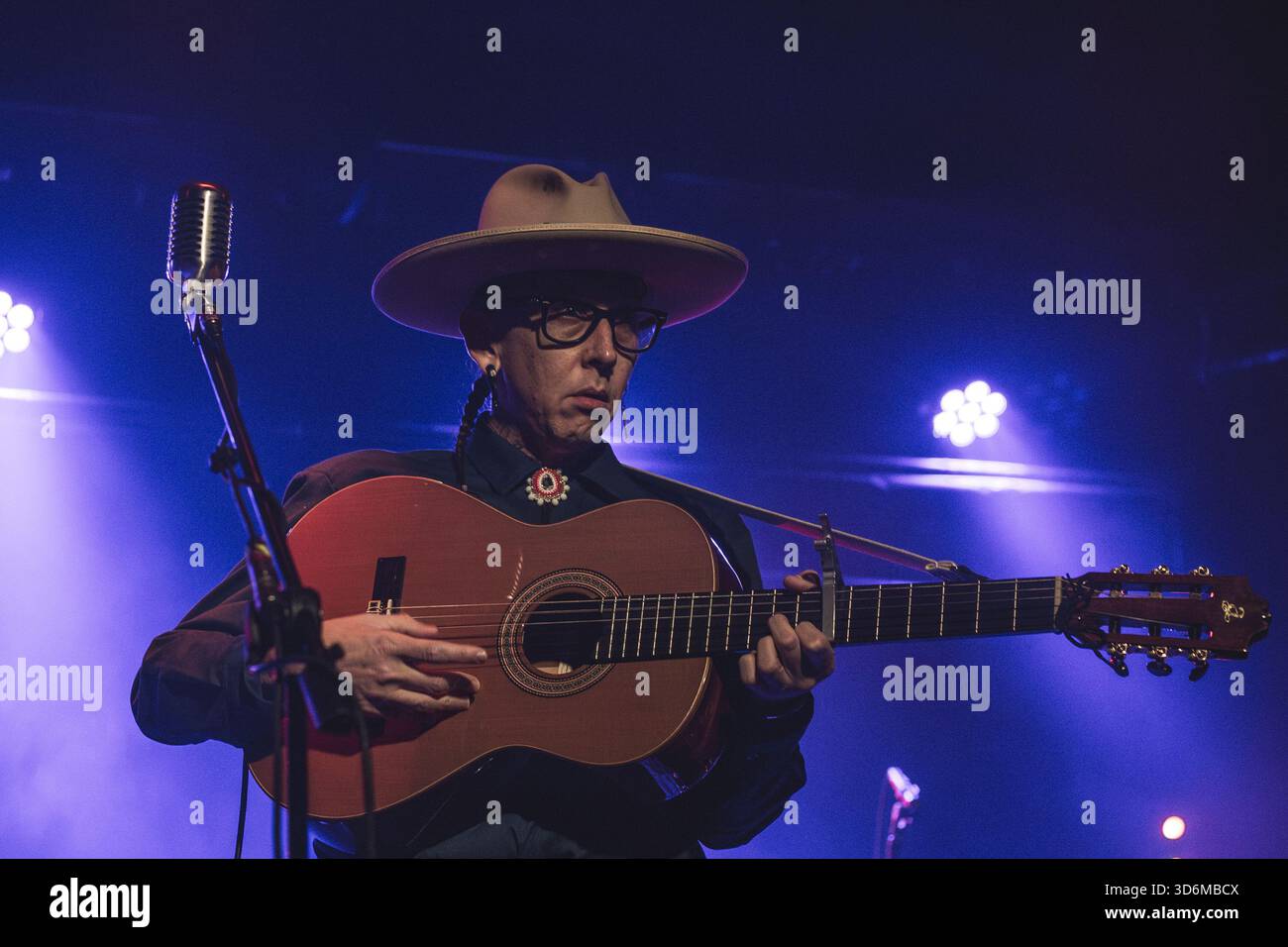 19. November 2025, Rom, Italien: Micah P. Hinson führt die „The Tomorrow man Tour“ durch (Kreditbild: © Emanuela Vertolli/Pacific Press via ZUMA Press Wire) NUR ZUR REDAKTIONELLEN VERWENDUNG! Nicht für kommerzielle ZWECKE! Stockfoto