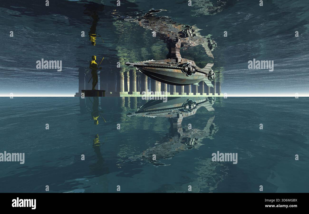 Antiker Von Atlantis Stockfoto