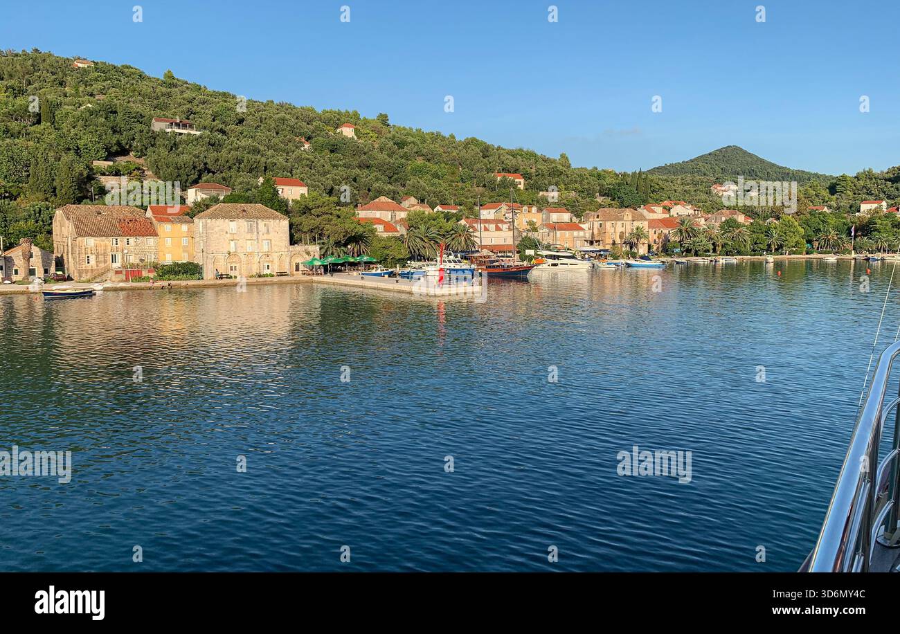 Insel Sipan, Kroatien, Adria - Smartphone-aufgenommenes Stockfoto