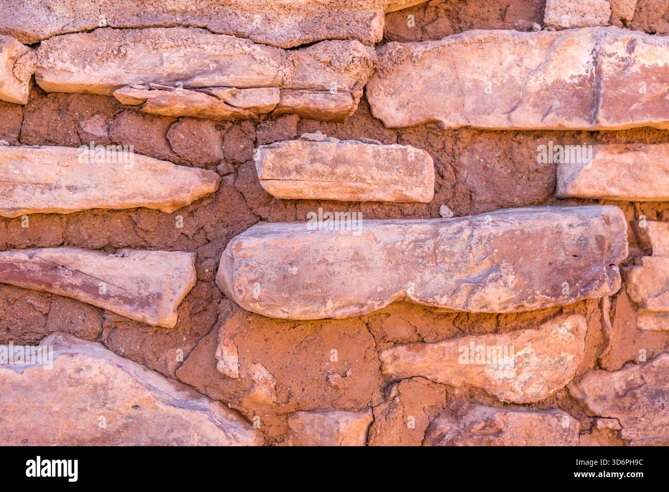 Mountainair, NM, USA-6. Dezember 2024: Historische Ruinen spanischer Missionsgebäude am Salinas Pueblo Missions National Monument. Stockfoto