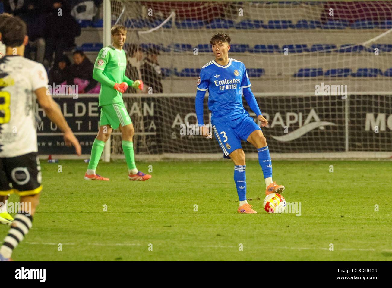 Real Madrid Castilla Spiel gegen Unionistas de Salamanca Credit: Fotosport ciclismo gonzalez/Alamy Live News Credit: Fotosport ciclismo gonzalez/Alamy Live News Stockfoto