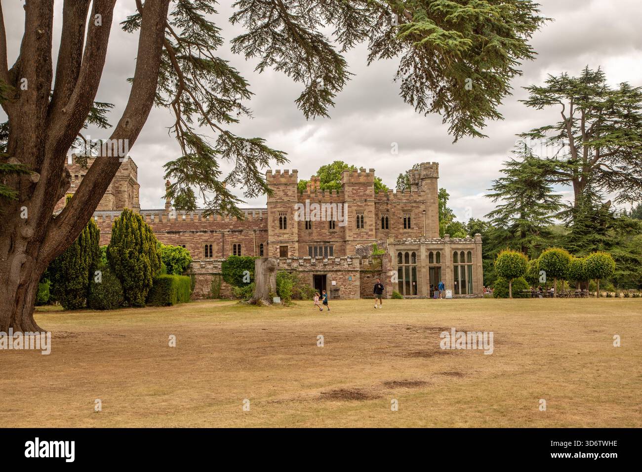 Hampton Court Castle, auch bekannt als Hampton Court, ist ein Landhaus in der englischen Grafschaft Herefordshire. Stockfoto