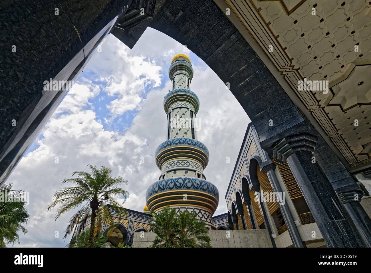 Jame' Asr Hassanil Bolkiah Moschee, Bandar Seri Begawan, Brunei Stockfoto