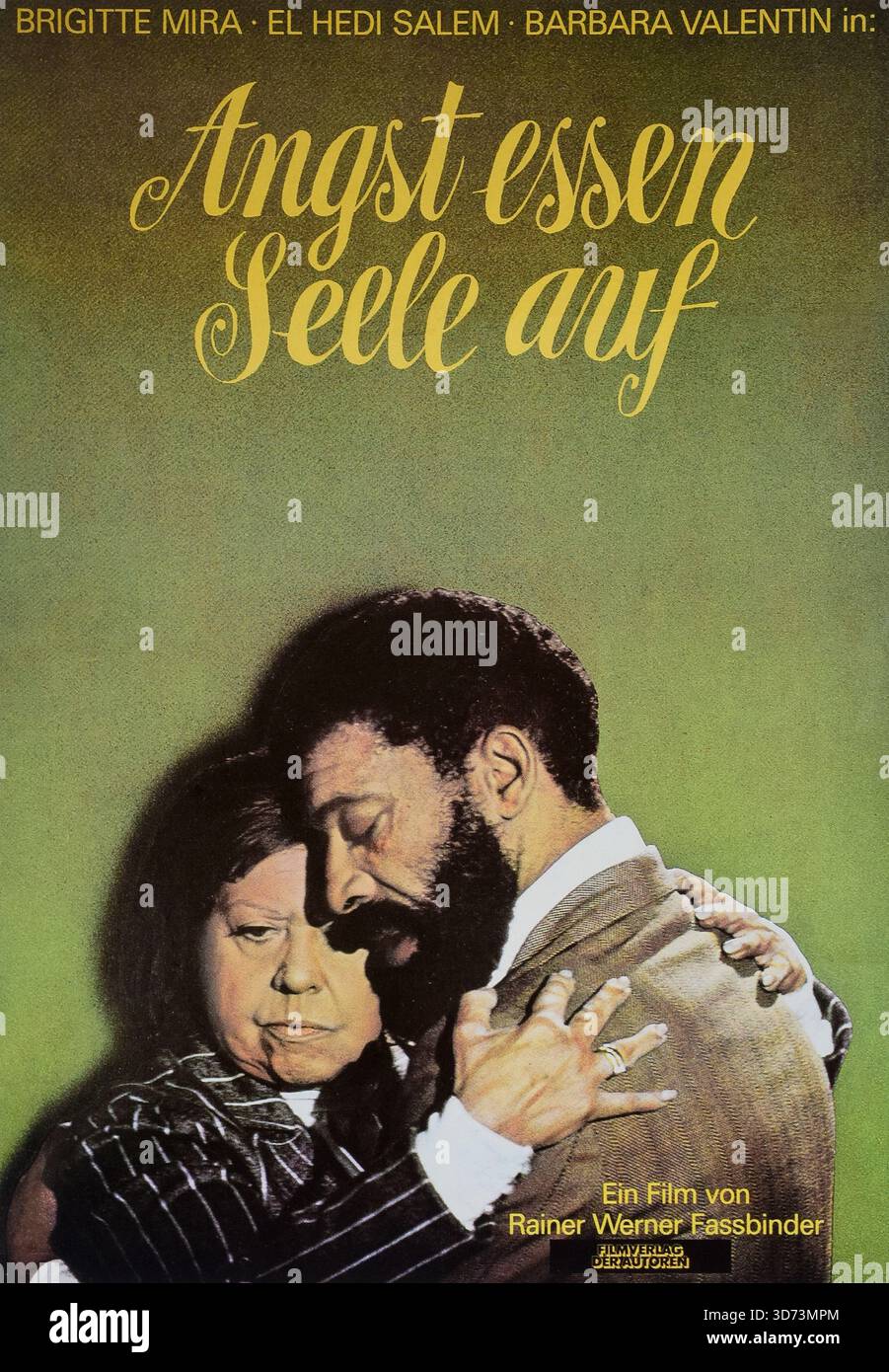 Ali: Fear Eats the Soul, Angst essen Seele auf, Rainer Werner Fassbinder, Brigitte Mira, El Hedi ben Salem, 1974, Deutschland Stockfoto