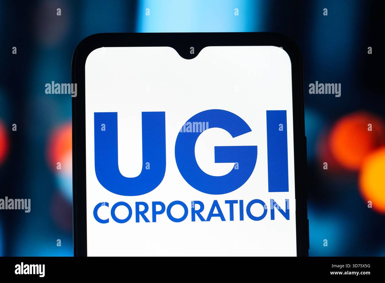 Kanada. November 2025. In dieser Abbildung wird das Logo der UGI Corporation auf einem Smartphone-Bildschirm angezeigt. Quelle: SOPA Images Limited/Alamy Live News Stockfoto