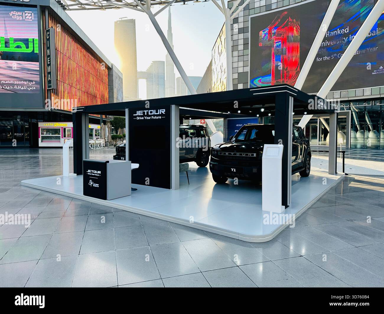 Jetour Car Display Stockfoto