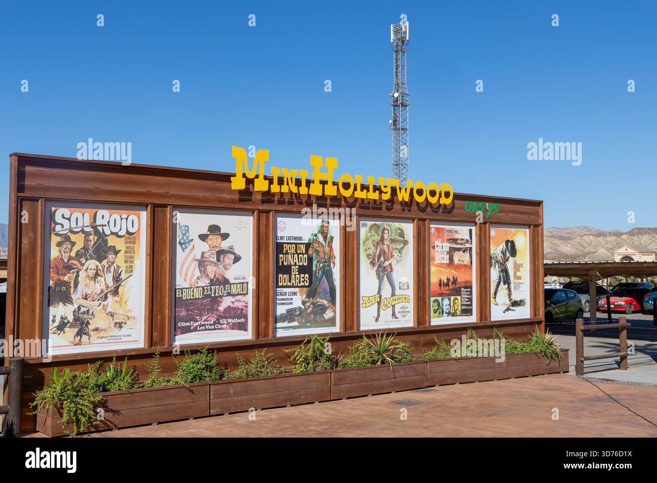 Tabernas Desert, Mini Hollywood, Mini Hollywood Oasys Freizeitpark Stockfoto