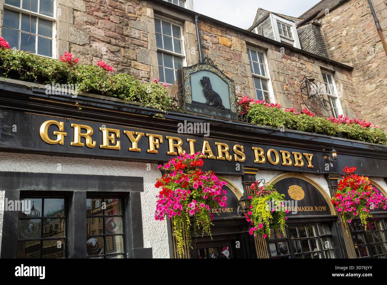 Greyfriars Bobby Pub Candlemaker Row, Old Town, Edinburgh, Schottland Stockfoto