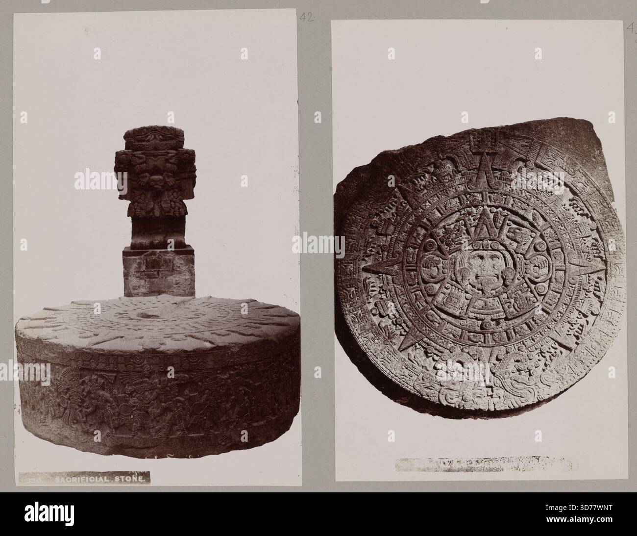 Opferstein, 1898, religiöse Artikel, Gelatinedruck, Matte / 10 1/2 x 13 3/4 Zoll (26,7 x 34,9 cm Stockfoto