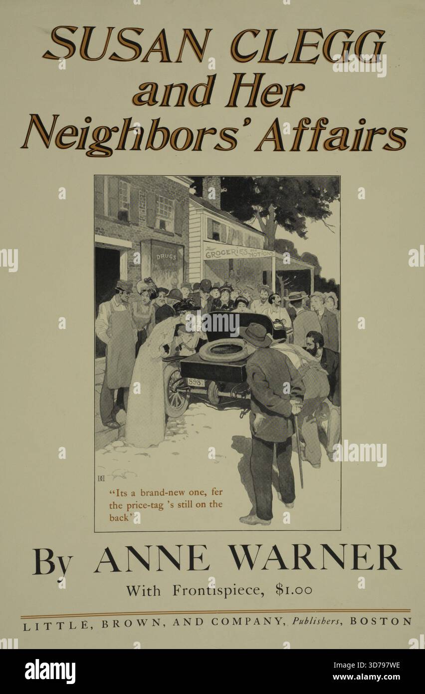 Susan Clegg and her Neighbor's Affairs, herausgegeben zwischen 1895 und 1911. Amerikanisches Poster zum Verlagswesen Stockfoto