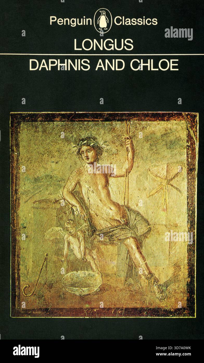 Longus - Daphnis und Chloe. Penguin Classics L59, 1968. Cover: Ein pompezianisches Fresko von Narcissus' Stockfoto