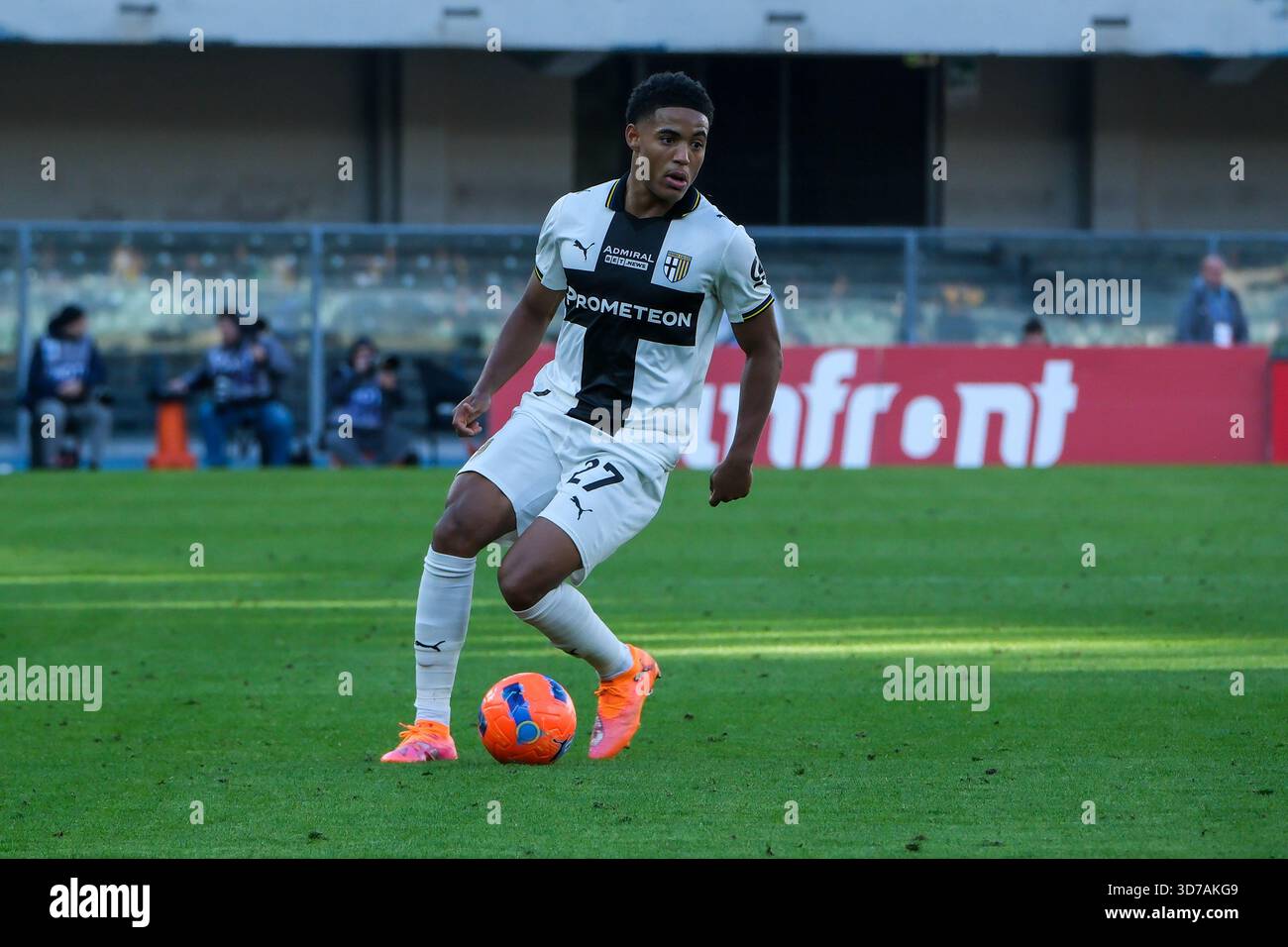 Hellas Verona FC vs Parma Calcio 1913 – italienische Serie A Enilive Soccer Championship – 23. November 2025 – Verona – Italien Stockfoto