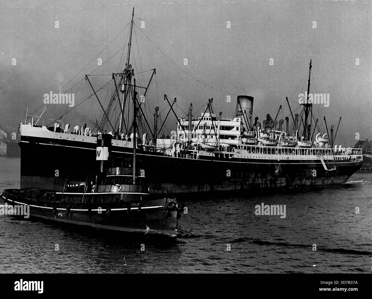 Liner Jervis Bay. November 1940. Stockfoto