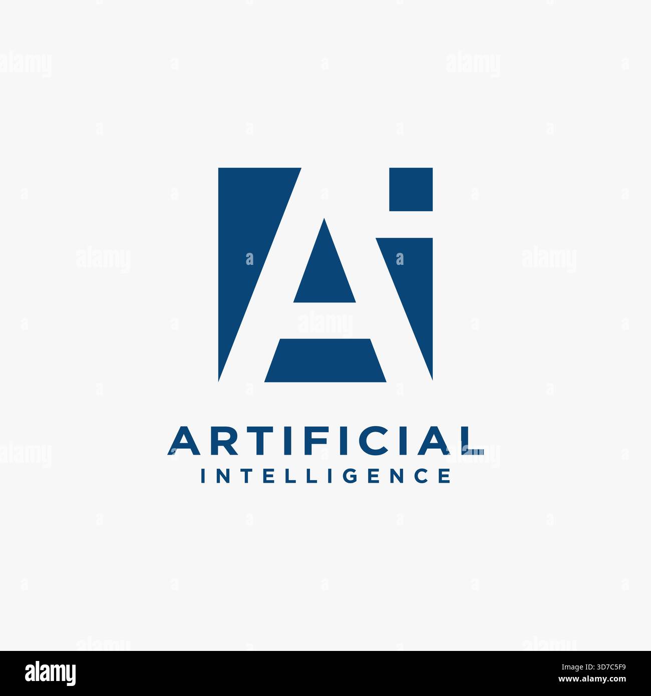 Design mit AI-Logo Stock Vektor