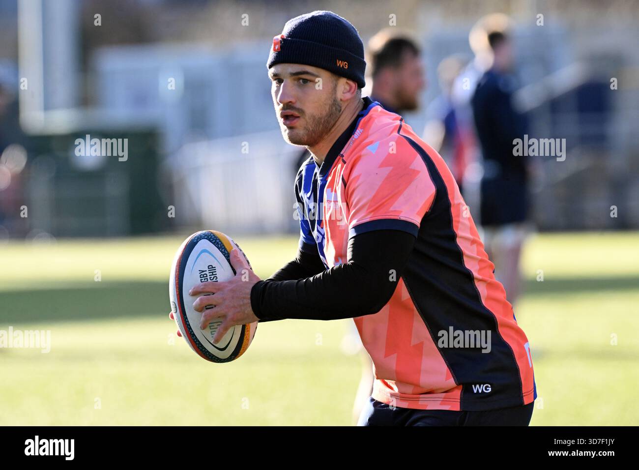 Hive Stadium, Murrayfield, Edinburgh Schottland .UK.25. November 25 Edinburgh Rugby Training für Ospreys in Runde 6 des 2025/26 BKT URC Edinburgh Rugby Wes Goosen Credit: eric mccowat/Alamy Live News Stockfoto
