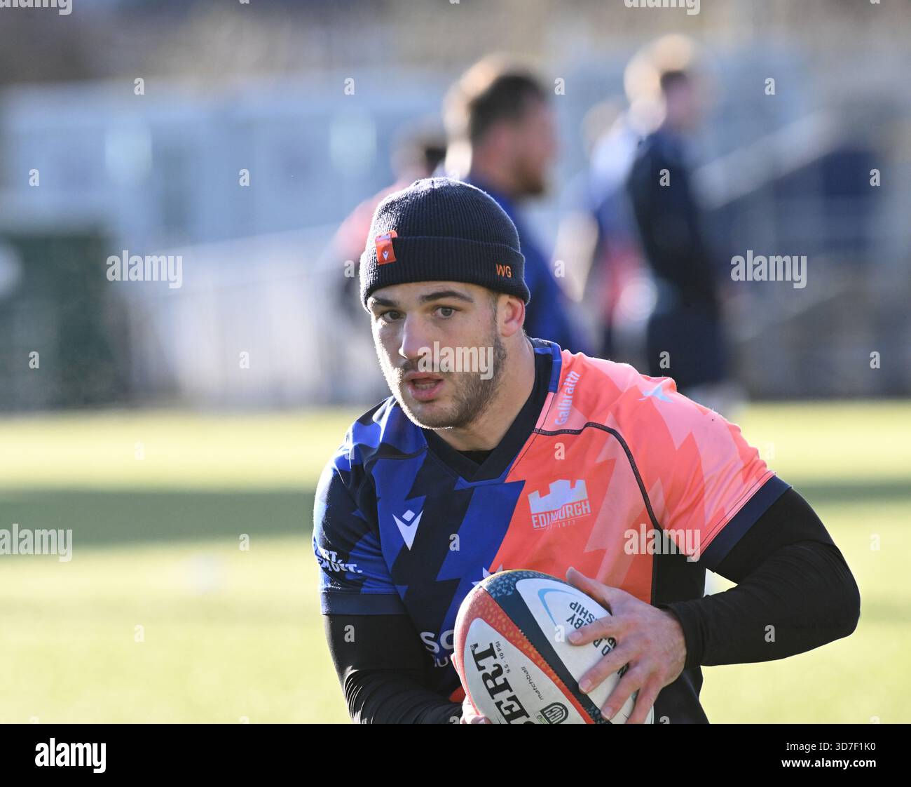 Hive Stadium, Murrayfield, Edinburgh Schottland .UK.25. November 25 Edinburgh Rugby Training für Ospreys in Runde 6 des 2025/26 BKT URC Edinburgh Rugby Wes Goosen Credit: eric mccowat/Alamy Live News Stockfoto