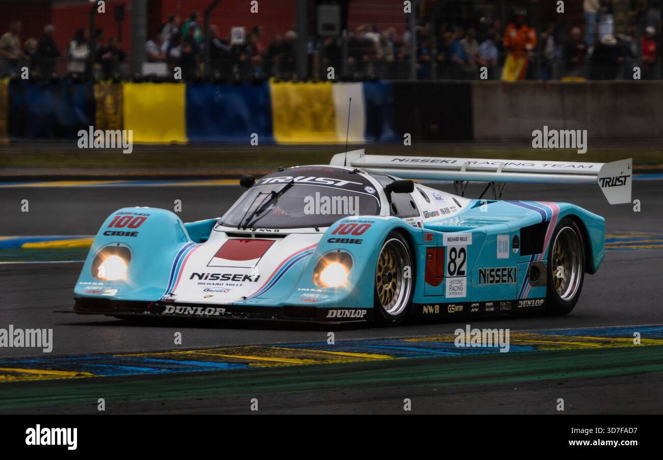 Le Mans, Frankreich - 06-30-2023: 24h Classic Race, Porsche 962 C (1990) Stockfoto