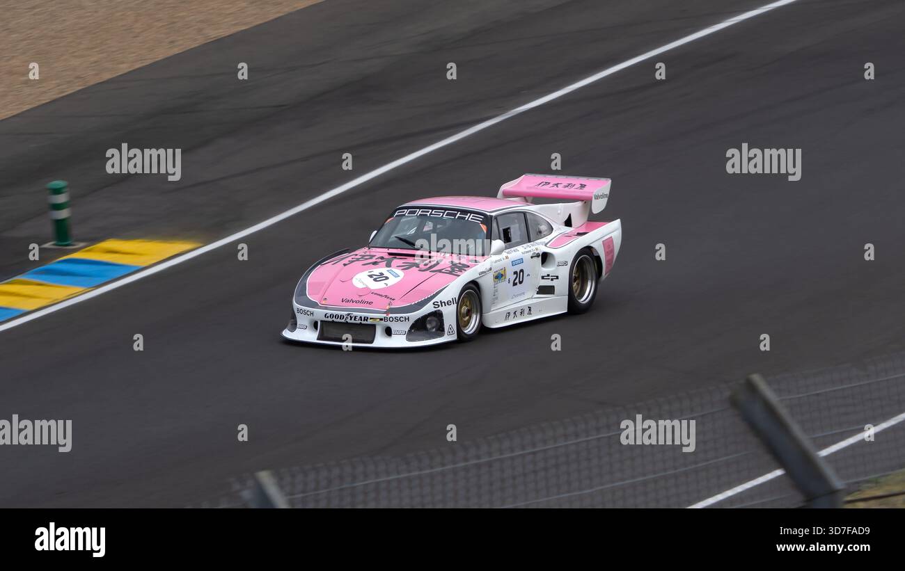 Le Mans, Frankreich - 06-30-2023: 24h Classic Race, Porsche 935 K3 (1979) Stockfoto