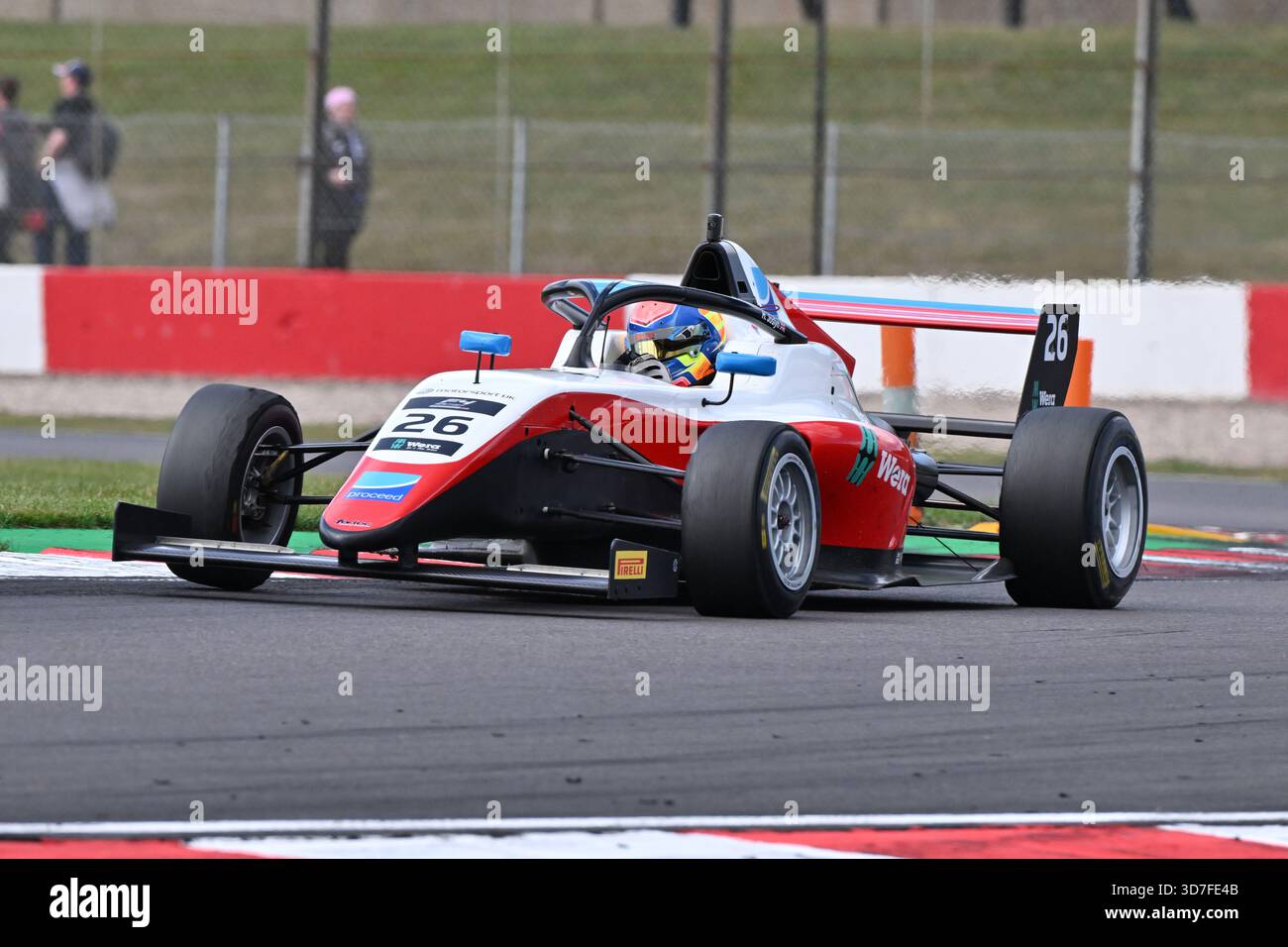 Henry Joslyn, Fortec Motorsport, 2025 Wera Tools F4 British Championship, von der FIA zertifiziert, zwei 20-Minuten-Rennen und eine von 25 Minuten Stockfoto