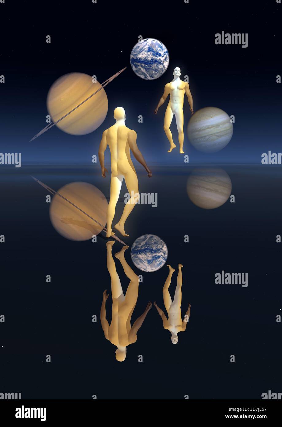 Astral Projection Stockfoto