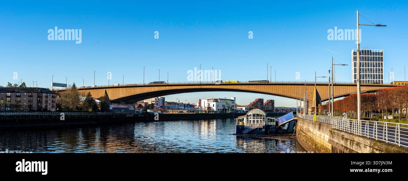 River Clyde, Glasgow City Centre, Glasgow, Schottland, Großbritannien Stockfoto
