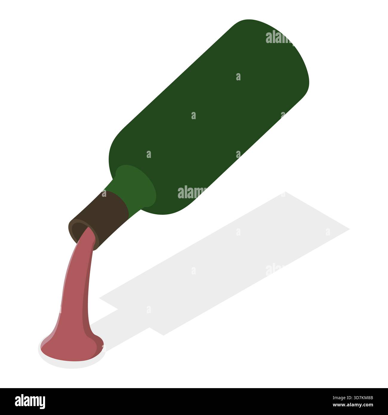 Isometrische flache 3D-Illustration von Kochzutaten, Icons für kulinarische Lebensmittel. Punkt 2 Stockfoto