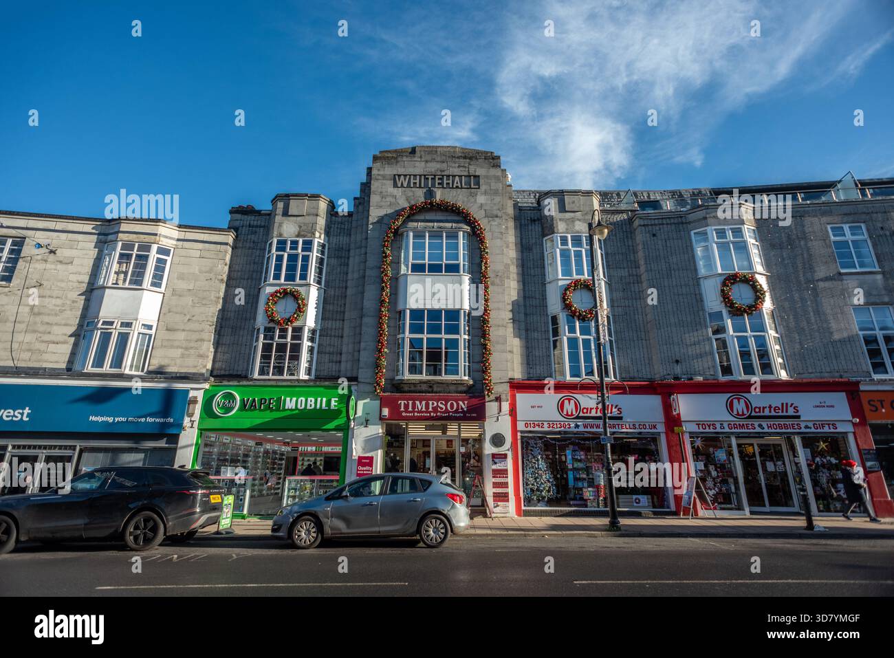 East Grinstead, 26. November 2025: London Road Stockfoto