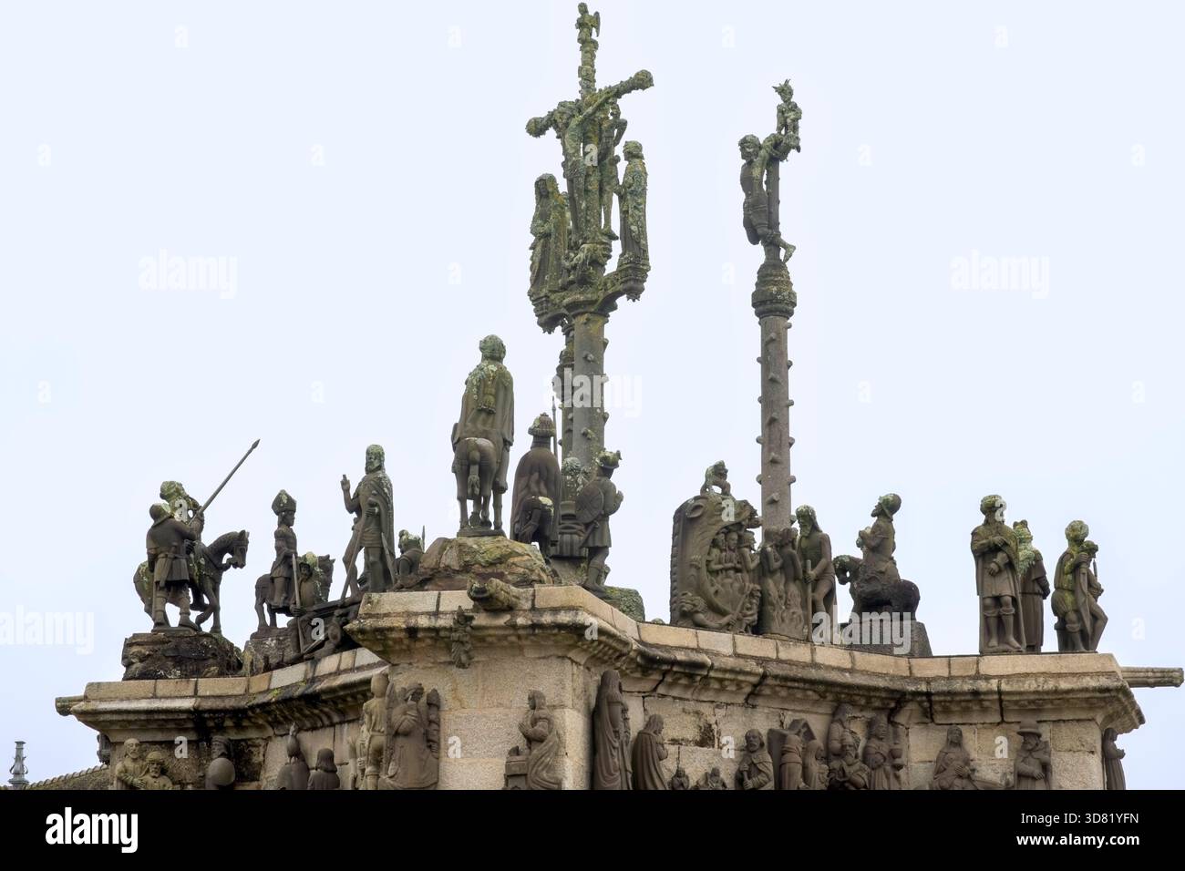 Calvary in Playben, Bretagne, Frankreich Stockfoto