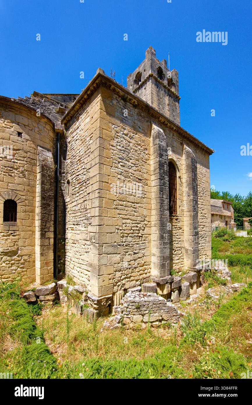 Frankreich, Vaucluse, Vaison la Romaine, Kathedrale Notre Dame de Nazareth vom 11. Und 12. Jahrhundert Stockfoto