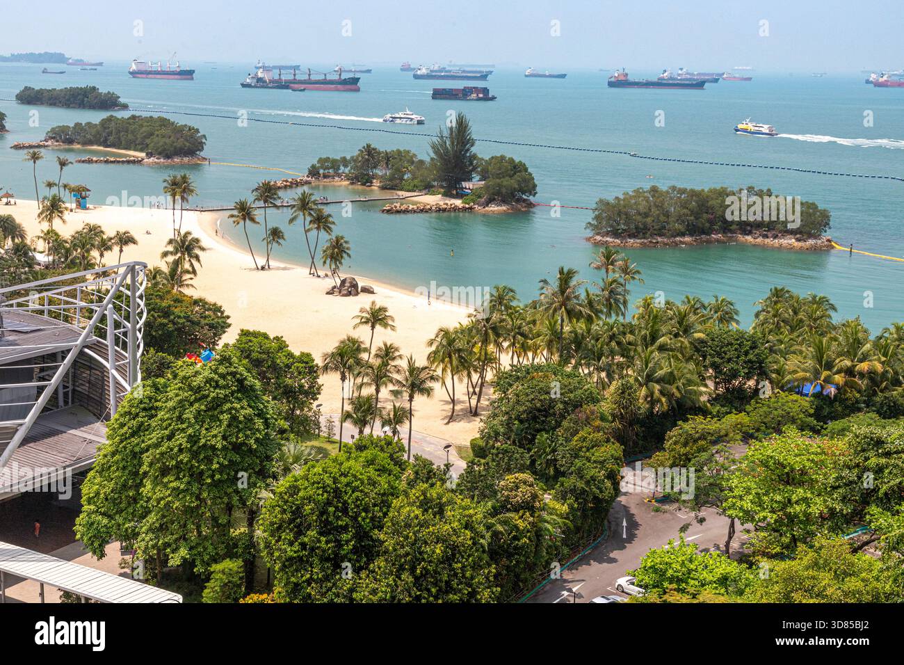 Sentosa Beach Island, Singapur, Südostasien Stockfoto